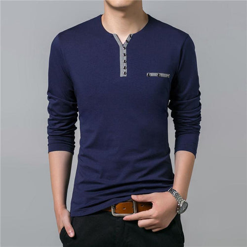 Men’s Lightweight Long Sleeve Shirt with Structured Seams – Straight Fit, Multiple Sizes