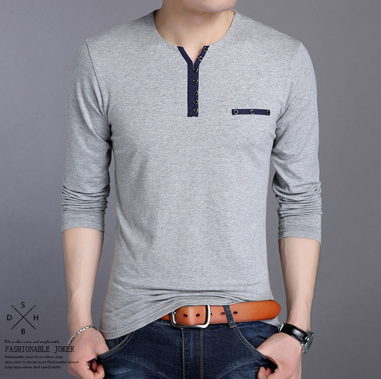 Men’s Lightweight Long Sleeve Shirt with Structured Seams – Straight Fit, Multiple Sizes