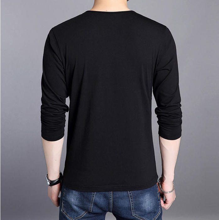 Men’s Lightweight Long Sleeve Shirt with Structured Seams – Straight Fit, Multiple Sizes